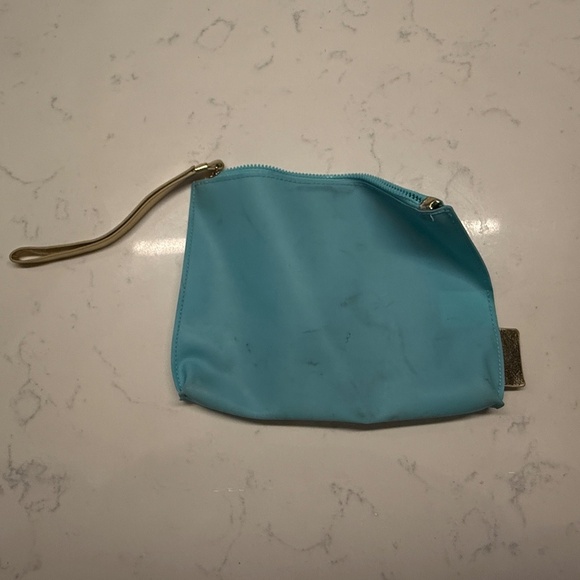 Lilly Pulitzer “Sea Salt Sun” Clutch Wristlet – Blue/Pink/Gold - Picture 2 of 4